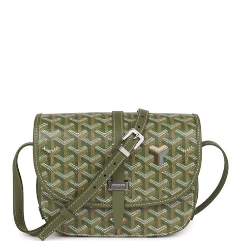 khaki goyard|Belvedere PM Bag .